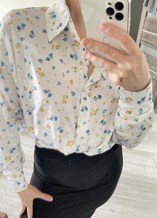 Нова рубашка, блузка, сорочка , шовк7 фото