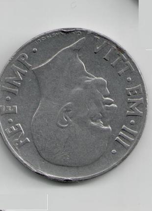 Монета италия 20 чентезимо 1941 года2 фото