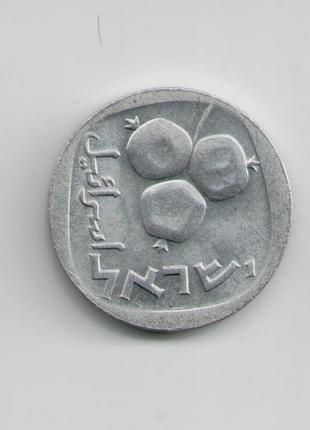 Монета израиль 5 агорот 1979 (5739) года2 фото