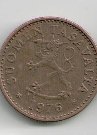 Монета фінляндія 10 пенні 1976 року2 фото