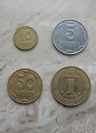 Украина набір набор монет 2010 года обігові монети україни