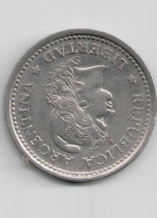 Монета 77 1 песо 1957 року2 фото