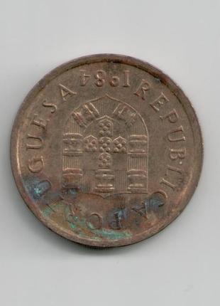 Монета португалія 1 ескудо 1984 року2 фото