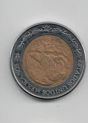 Монета мексика 1 песо 1998 року2 фото