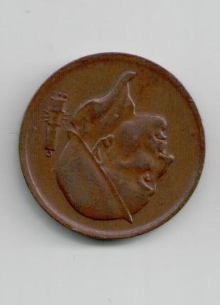 Монета бельгия 50 сантимов 1975 года belgique2 фото