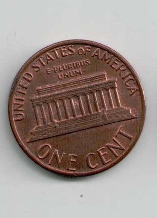 Монета сша 1 цент 1983 года d1 фото
