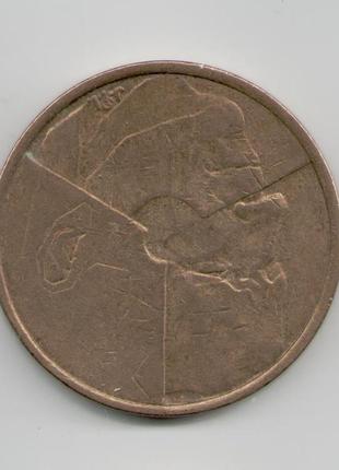 Монета бельгия 5 франков 1986 года belgie2 фото