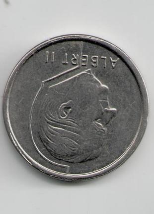 Монета бельгия 1 франк 1998 года belgie2 фото