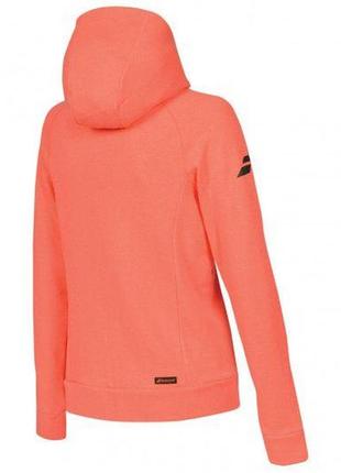 Толстовка дит. babolat core hood sweat girl fluo strike heather2 фото