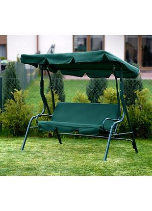 Садова гойдалка 3 х місна з матрасом