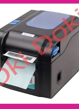 Принтер етикеток нової пошти чеків xprinter xp-370b 80мм zebra...