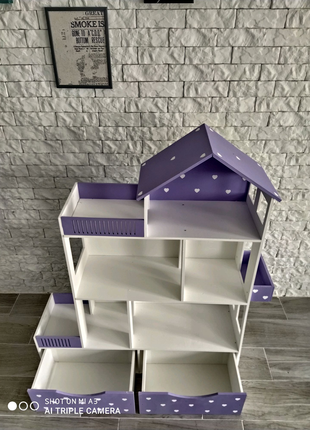 Ляльковий будиночок з висувними ящиками4 фото