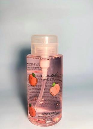 🍑 засіб для зняття макіяжу🍑 sersanlove peach cleansing water