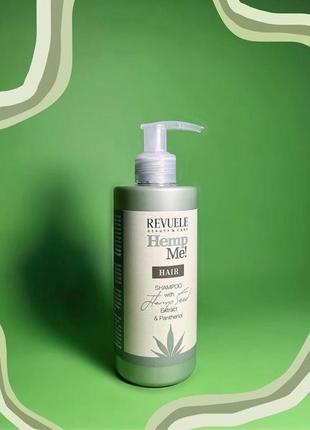 Шампунь для волосся revuele hemp me! 💚hair shampoo з олією насінн