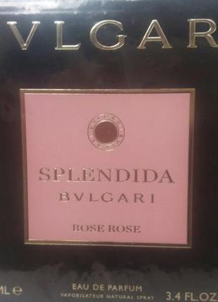 Bvlgari splendida rose rose 100 ml1 фото