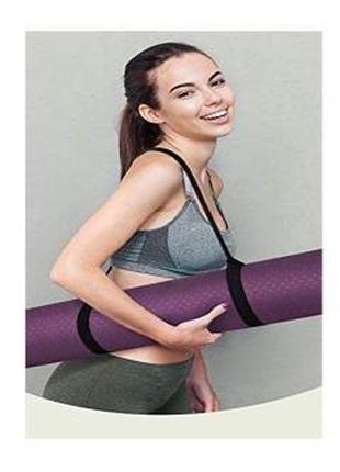 Ремінці для килимка liveup yoga strap1 фото