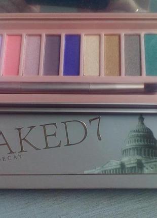 Набір тіней urban decay naked 7 (12 кольорів)