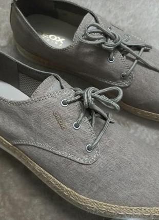 Мокасины весна-лето джинс муж.41р.geox италии