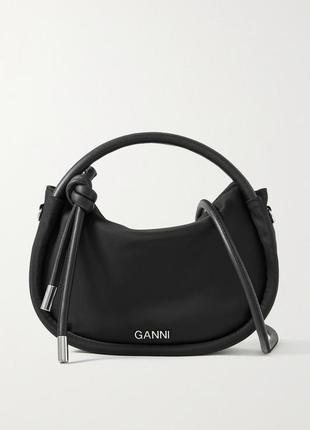 Сумка ganni knotted crossbody bag