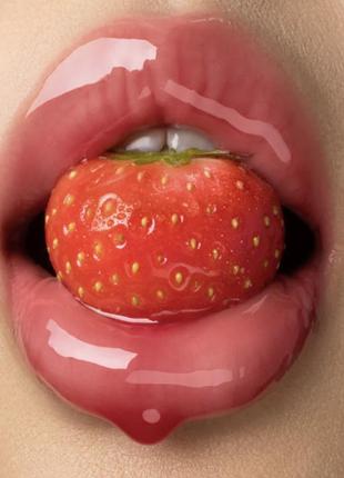 Олійки для губ gisou honey infused lip oil - watermelon sugar , strawberry sorbet7 фото