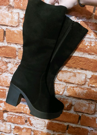 Жіночі замшеві зимові чоботи kseniya2 фото