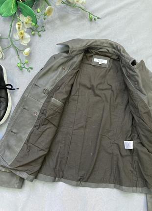 Кожаная куртка двубортка англия в стиле zara9 фото