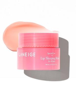 Нічна маска для губ laneige lip sleeping mask mini 3g