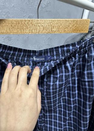 Домашние штаны в клетку polo ralph lauren4 фото