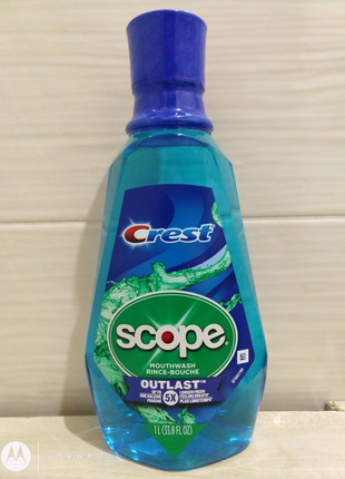 Ополіскувач для порожнини рота crest scope outlast mouthwash, lon