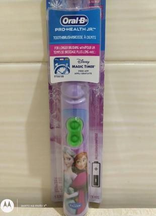 Електрична зубна щітка oral b disney frozen anna elza1 фото