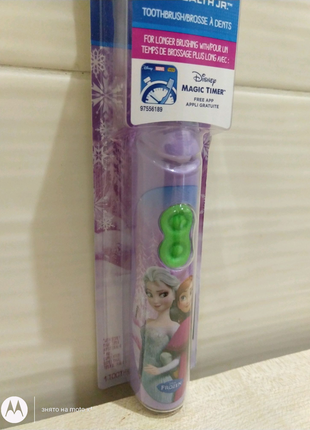 Електрична зубна щітка oral b disney frozen anna elza3 фото