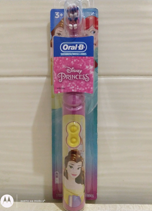 Дитяча електрична зубна щітка disney princess bel бель