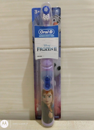 Електрична зубна щітка oral b frozen ii anna