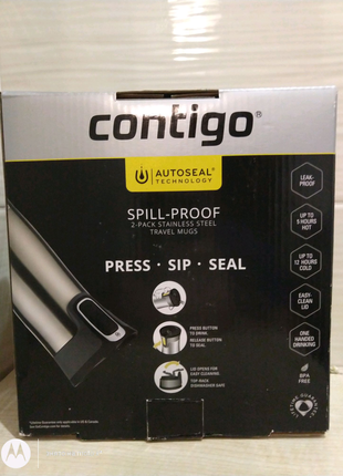 Набір contigo autoseal west loop 473 ml monaco / earl gray2 фото