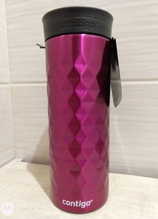 Very berry термочашка contigo snapseal 20 oz (591 ml) термокружка