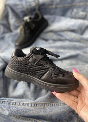 Кросівки чорні для дівчинки, взуття дитяче, кеди4 фото