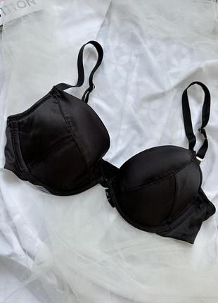 Базовый бюстгальтер wonderbra, черный бюстгальтер, бюстгальтер 85 d