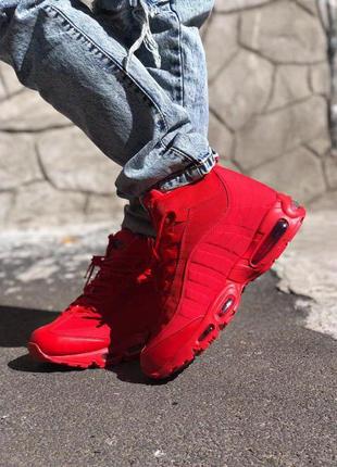 Nike air max sneakerboot 95 red