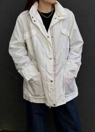 Gerry weber белая парка, ветровка, легкая куртка1 фото