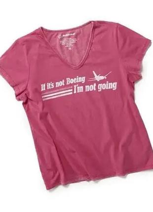 Жіноча футболка if it's not boeing t-shirt (pink)1 фото