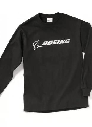 Реглан boeing long slv signature t-shirt (black)