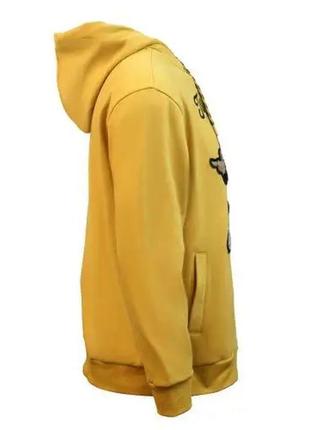 Толстовка top gun dj bear hoodie (жовта)3 фото