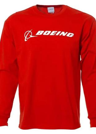 Реглан boeing long slv signature t-shirt (червоний)