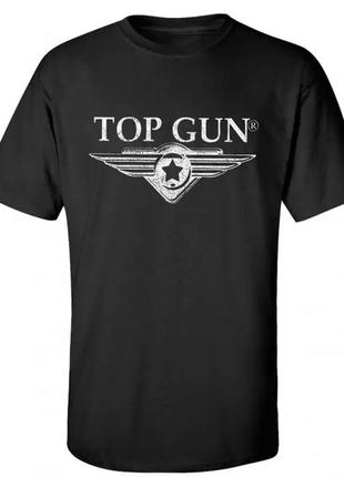 Футболка top gun wing logo tee (чорна)