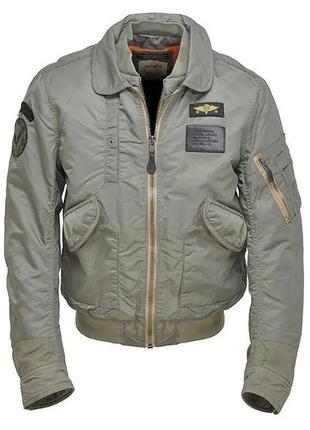 Бомбер schott vintage cwu 45 flight jacket (khaki)1 фото