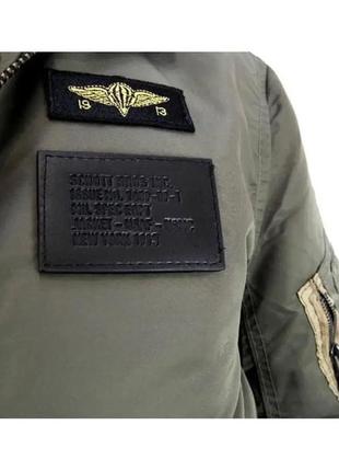 Бомбер schott vintage cwu 45 flight jacket (khaki)2 фото