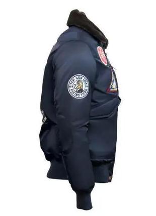 Бомбер top gun eagle cw45 jacket tgj1938 (navy)3 фото