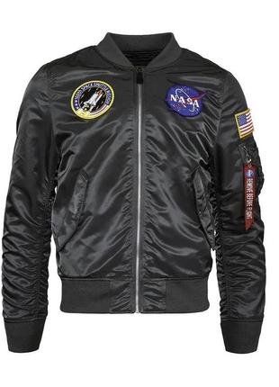 Вітровка l-2b nasa flight jacket alpha industries (gun metal)