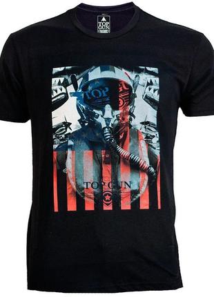 Футболка top gun "fighter" tee (чорна)