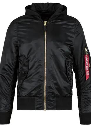 Вітровка l-2b natus flight jacket alpha industries (чорна)